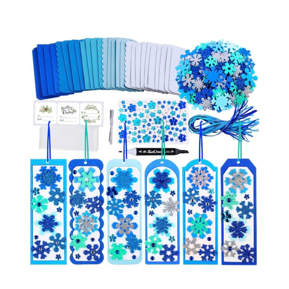 Winlyn Kids Craft Kit Bookmark Blue 24 Sets - Picture 2 of 9